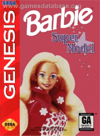 Cover Barbie Super Model for Genesis - Mega Drive